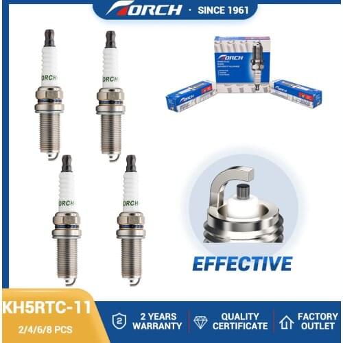 TORCH KH5RTC-11 Engine Spark Plug for Denso K16HPR-U11 NGK LZFR5C11G Champion OE148 Bosch FR8SE0 Genuine Original Equipment