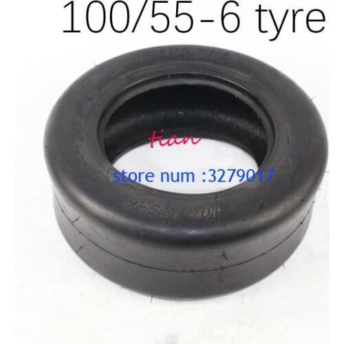 Hot Sale 2019 High Performance 245mm 100/55-6 Tubeless Tire Vacuum Tyre for Scooter Go Karts ATV Quad Bike OFF-Road