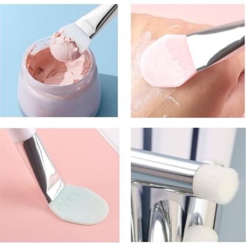 Facial Mask Brush Women Beauty Makeup Blender Foundation Soft Silicone Brushes Skin Care Tools Maquillaje