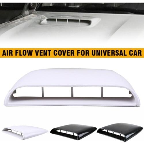 1pc Auto Air Flow Intake Hood Scoop Vent Bonnet ABS Engine Cover Car Styling Decorative Accessories