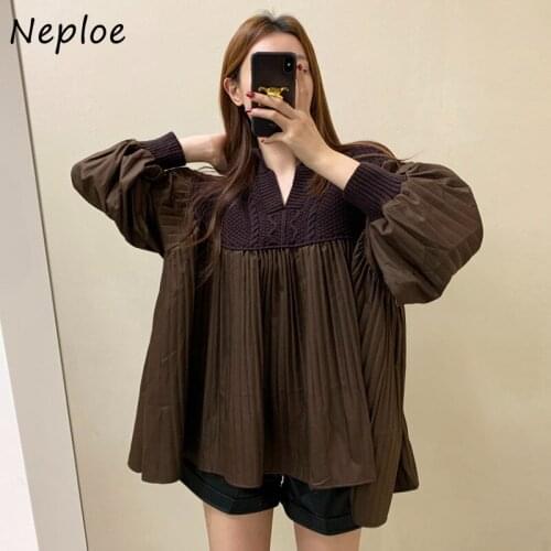 Женские трикотажные рубашки Kuzuwata China At AliExpress