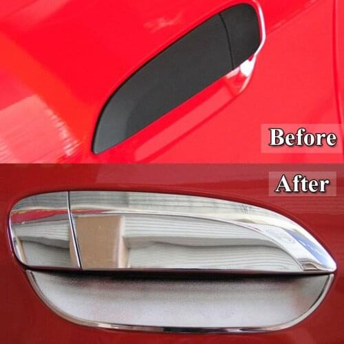 For Chevrolet Chevy Sail 2010-2015 ABS Chrome Side Door Handle Cover Trim & Door Bowl Cover Car Styling 2011 2012 2013 2014