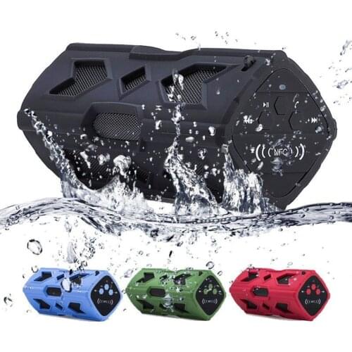 Portable wireless Bluetooth speakers outdoor sports waterproof shock proof subwoofer stereo NFC large capacity power speakers