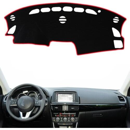 Car Dashboard Cover Mat Pad Dashmat For Mazda CX-5 CX5 2012- 2016 Dash Board Sun Shade Instrument Carpet Car Styling Accessories
