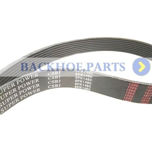 Fan Belt 8PK1480 for Komatsu PC200-7 PC200LC-7 Excavator
