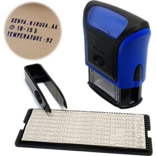 Rubber Stamp Kit Rubber Type Plate DIY Personalized Customized Self-Inking Business Address Name Handicrafts Stamper Accessories