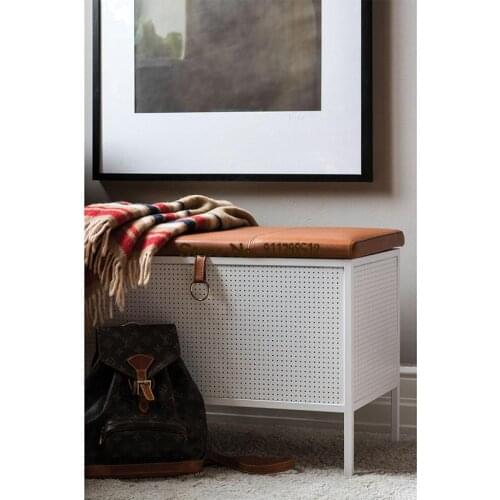 Nordic shoe changing stool shoe cabinet home entrance storage stool porch modern minimalist door iron shoe rack can sit on shoe