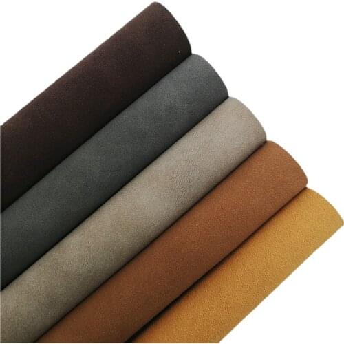 Vintage Suede Faux Leather Fabric, Synthetic Leather Fabric Leather Sheets For Making Bows LEOsyntheticoDIY 6S110A