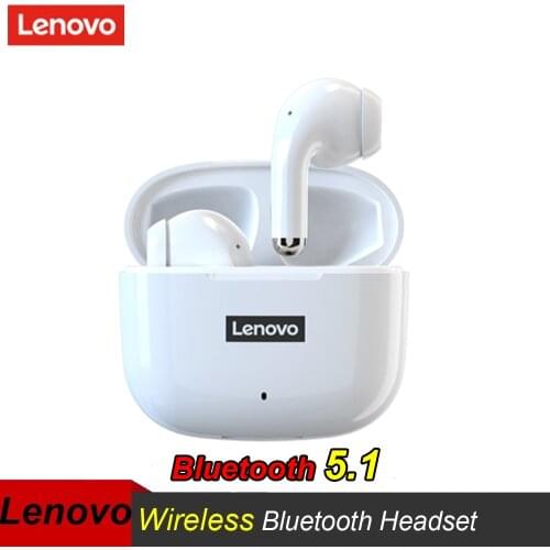 Lenovo LP40 TWS Wireless Earphone Bluetooth 5.0 Dual Stereo Noise Reduction Bass Touch Control Long Standby 300mAH