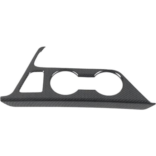 LHD Carbon Fiber Look Inner Water Cup Holder Cover Trim for Cadillac CT4 2020