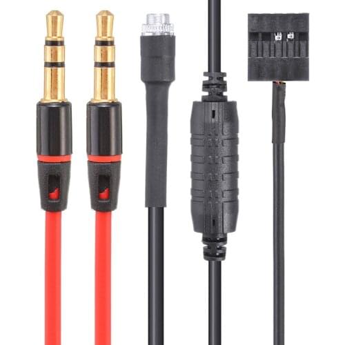 3.5 mm to 3.5mm Auxiliary Audio Cable 3.5mm Jack Car Audio AUX Cables Input Interface Adapter Cables Fit For BMW E46 98-06