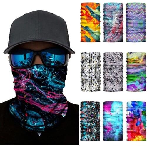 High Elastic Camouflage Seamless Bandana Buffs Neck Gaiter Headband Men Women Scarf Cycling Fishing Balaclava Tube Face Shield