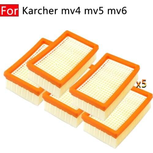 Replacement Household Accessories FOR Karcher mv4 mv5 mv6 Robot Vacuum Cleaner Flat fold Hepa Filter Spare Parts Home Equipment