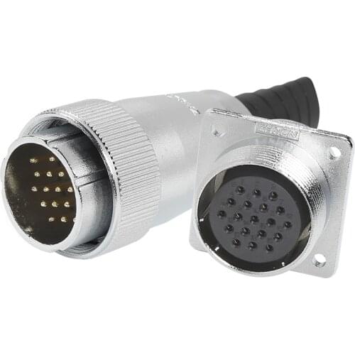 ZHQCN WS32 TQ+Z M32 Waterproof 4 6 8 10 11 12 13 14 19 Pin Automotive Electrical Aviation Panel Connector Signal IP67 Adapter