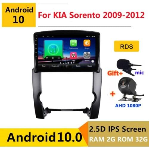 10 inch Android 10 Car DVD Multimedia Player GPS For kia sorento BL 2009 2010 2011 2012 audio auto radio stereo navigation