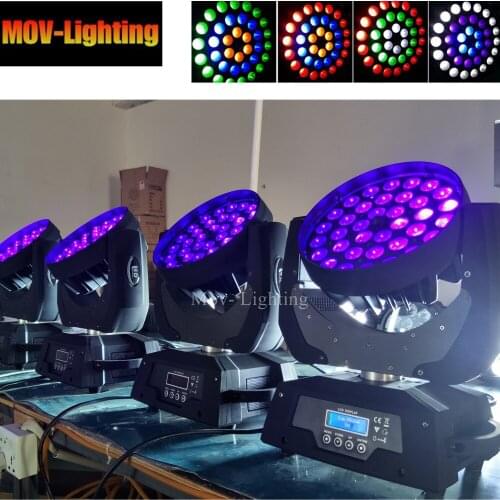 4 unit 36x18W RGBW Led Moving Head Light Mini Bee Eye/Hawk Eye