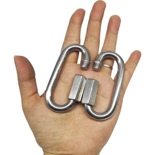 5 pcs M8 Chain Quick Links Stainless steel 304 A2 connect chains