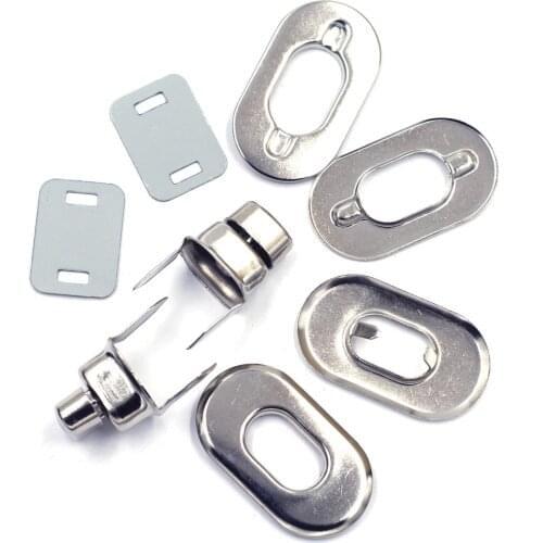 50Pcs Silver Tone Kiss Clasps Twist Turn Lock Alloy Frame Hardware For Shoulder Purse Leather Luggage Bags DIY Accessories 37mm