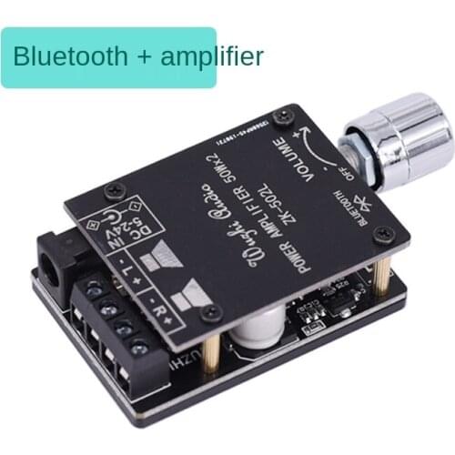 Audio Speakers DIY Bluetooth 5.0 High Power Digital Amplifier Stereo Board 50W+50W AMP Amplificador Audio Home Theater