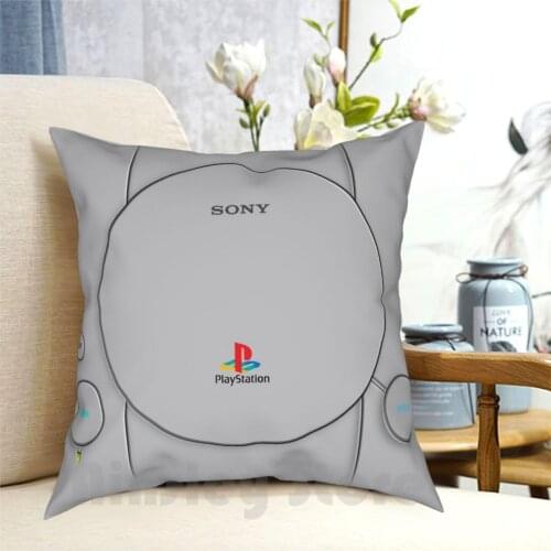 Playstation Classic Pillow Case Printed Home Soft Throw Pillow Playstation Retro Logo Ps1 Ps Psone One Low Poly Poly Low