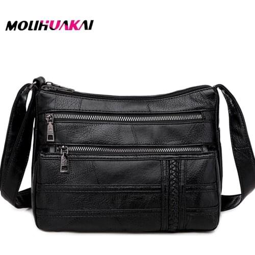 Women Messenger crossbody bags for women Soft Leather bags handbags women famous brands Ladies Shoulder Bag Bolsa Feminina sac