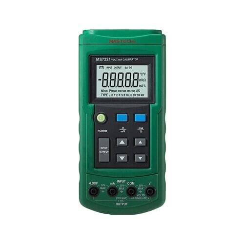 Mastech MS7221 Volt/mA Source Voltage Current Calibrator Meter Output Step DC 0-10V 0-24mA Tester