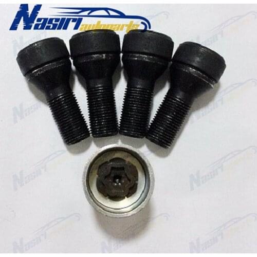 Wheel Lock Set Anti Theft Lug Nuts Bolt with Key for BMW X1 Z3 Z4 1 3 4 5 6 7 8 E60 E90