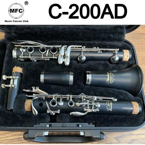 MFC Professional Bb Clarinet 200AD Bakelite Clarinets Nickel Silver Key Musical Instruments Case Mouthpiece Reeds Accessories