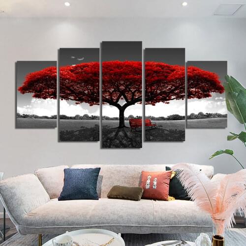 5 Panels Kitchen Theme Decorative Canvas Art Prints Tomato And Chili Realist Modular Pictures Cuadros Wall Decor Canvas Painting
