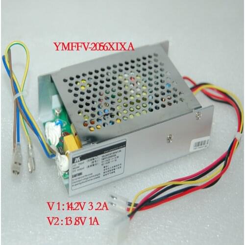 New PC PSU For Dahua V1:+14.2V 3.2A V2:+13.8V 1A Power Supply YMFFV-2056XIXA