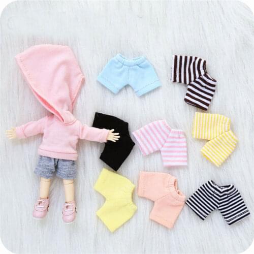 Ob11 baby clothes 1/12 BJD baby clothes accessories stretch versatile shorts pant doll clothes trousers