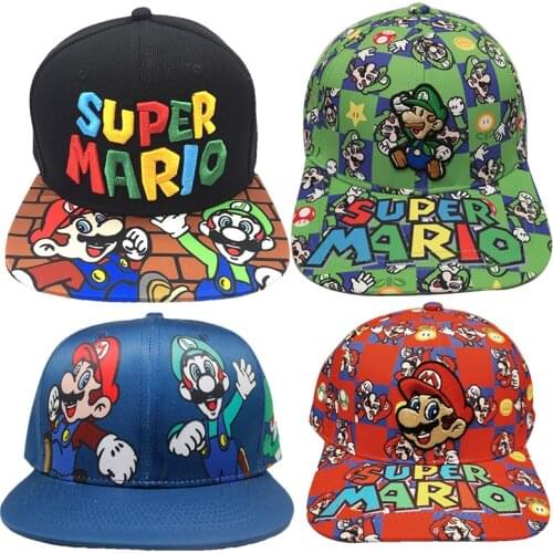 Handmade Super Mario Odyssey Cosplay Props Baseball Hat Luigi Bros Cosplay Cap Game Super Odyssey Hat Adult Kids Cosplay Caps