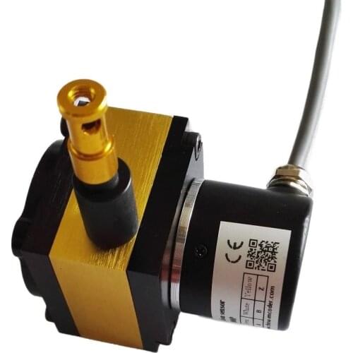 String Pot Potentiometer Type 1000mm range Draw Wire Displacement Sensor 12V 24V SUPPLY Linear Rope Encoder