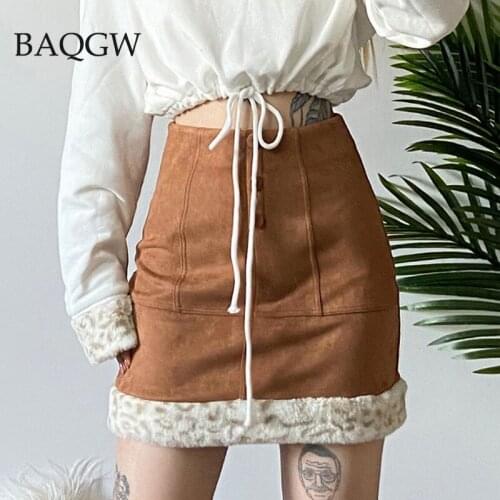 Замшевые юбки-карандаши BAQGW China At AliExpress