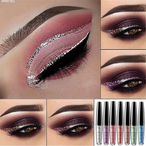 Glitter Diamond Liquid Eyeliner Eyshadow Sparkling Shimmer Long Lasting Waterproof Eyeliner Eys Beauty Make Up Cosmetics Tool