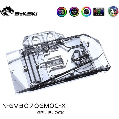 Bykski GPU Block for GIGA RTX3080 3090 GAMING OC with Backplate N-GV3070GMOC-X