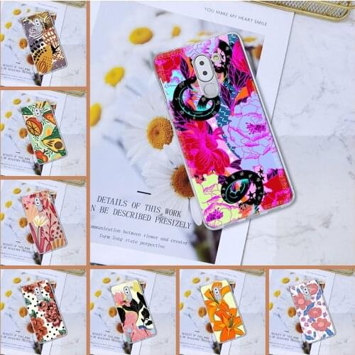 Back Cover For Huawei Honor 4C 5C 6C 6A Pro Art Flower Pretty Aesthetic Silicone Phone Case For Huawei Honor 4X 5A 5X 6 6X