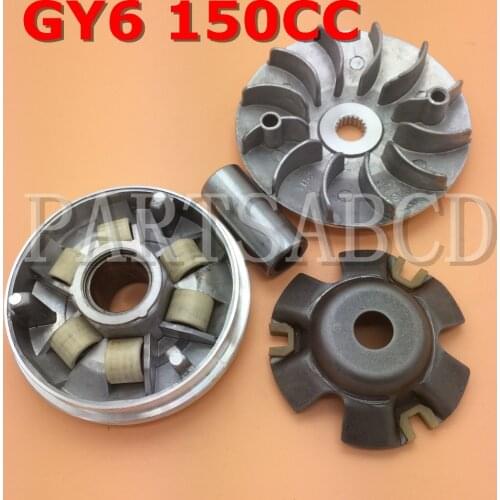 PARTSABCD Drive Clutch GY6 125CC 150CC Variator ATV Quad Go kart Scooter Parts