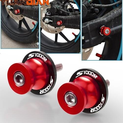 For BMW S1000R S1000R S 1000 R 1000R All Years Motorcycle Accessories SwingArm Sliders Spools CNC Swing Arm Stand Screw s1000r