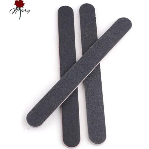 Nail File Lime 100/180 Double Side Sanding Buffer Block Set Black Nail Files For UV Gel Polish Manicure Tool