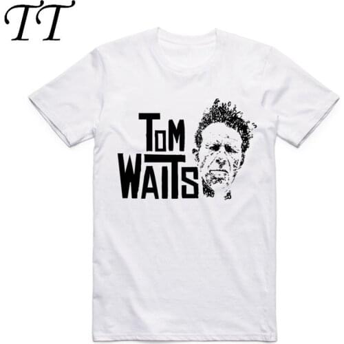 2019 Tom Waits New Fashion Men T Shirts New Summer Cool O-neck Short Sleeve T-shirt Casual Fitness Polyester Clothing Hot