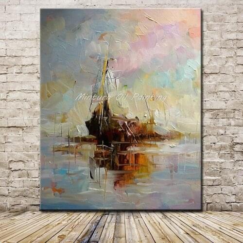 Mintura Art Hand Painted Abstract Oil Paintings On Canvas Pop Art Modern Wall Pictures For Living Room Home Decoration No Framed