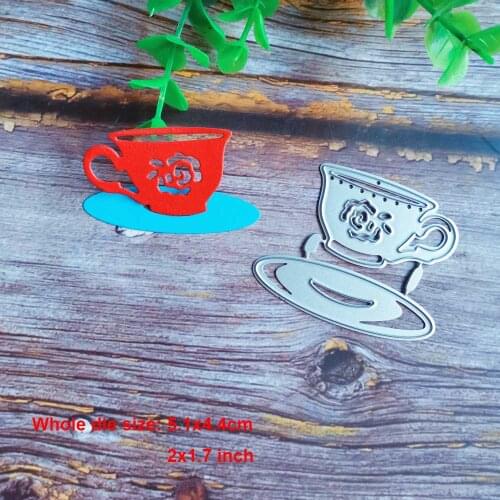 Coffee cup Craft dies metal cutting dies cut die mold Christmas decoration Scrapbook paper craft knife mould blade punch stencil