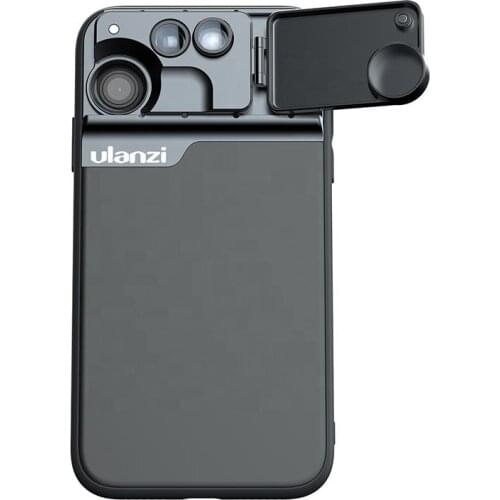 Smartphone webcam Ulanzi U-lens 5 in 1 Phone Lens Kit Telephoto Fisheye 20x Super Macro CPL Filter Lens for iPhone 11/11