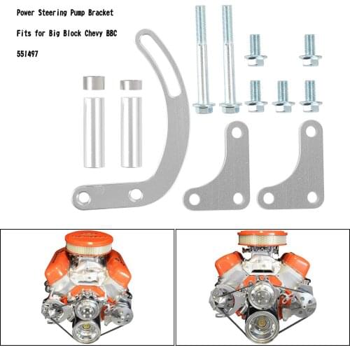 Artudatech BBC Power Steering Pump Bracket Fits for Big Block For Chevy 551497 Car Auto Parts