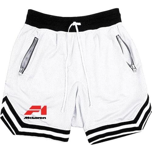 Summer Mens McLaren Printed Comfortable Casual Shorts All-Match Fashion Hip Hop Sports Shorts Sandy Beach Clothing