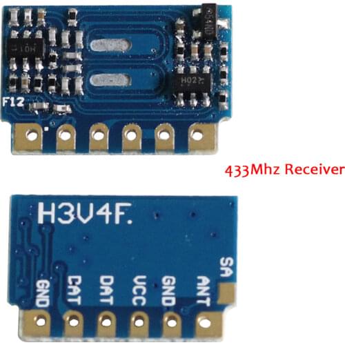 10pcs Wireless Receiver Module H3V4F 3V 433Mhz ASK Module for Wireless Switch Wireless Doorbell Security Alarm