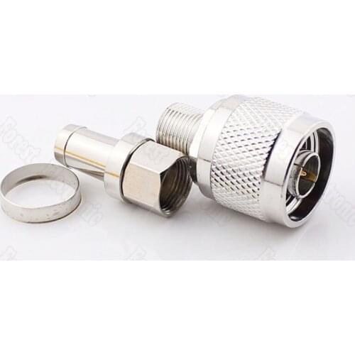 N Turn F Head Connector Mobile Phone Signal Amplifier Connector N/F-75-7