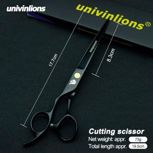 7" Pet Dog Grooming Scissors Left Hand Hair Clippers Cat Shears Animals Straight Scissors Pet Trimmer Toilettage Lefty Scissors