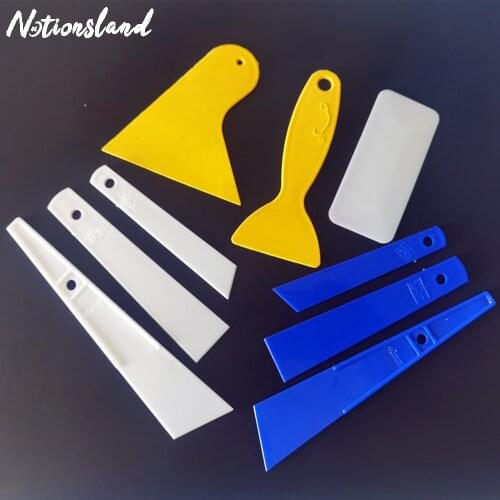 Plastic Leather Gluing Tools Leathercraft Scraper Carving DIY Handmade Sewing Leather Craft Carving Stitching Smear Glue Tool